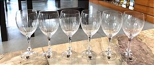 JOGO TAÇA VINHO BRANCO CRISTAL STRAUSS - CX 6 PCS